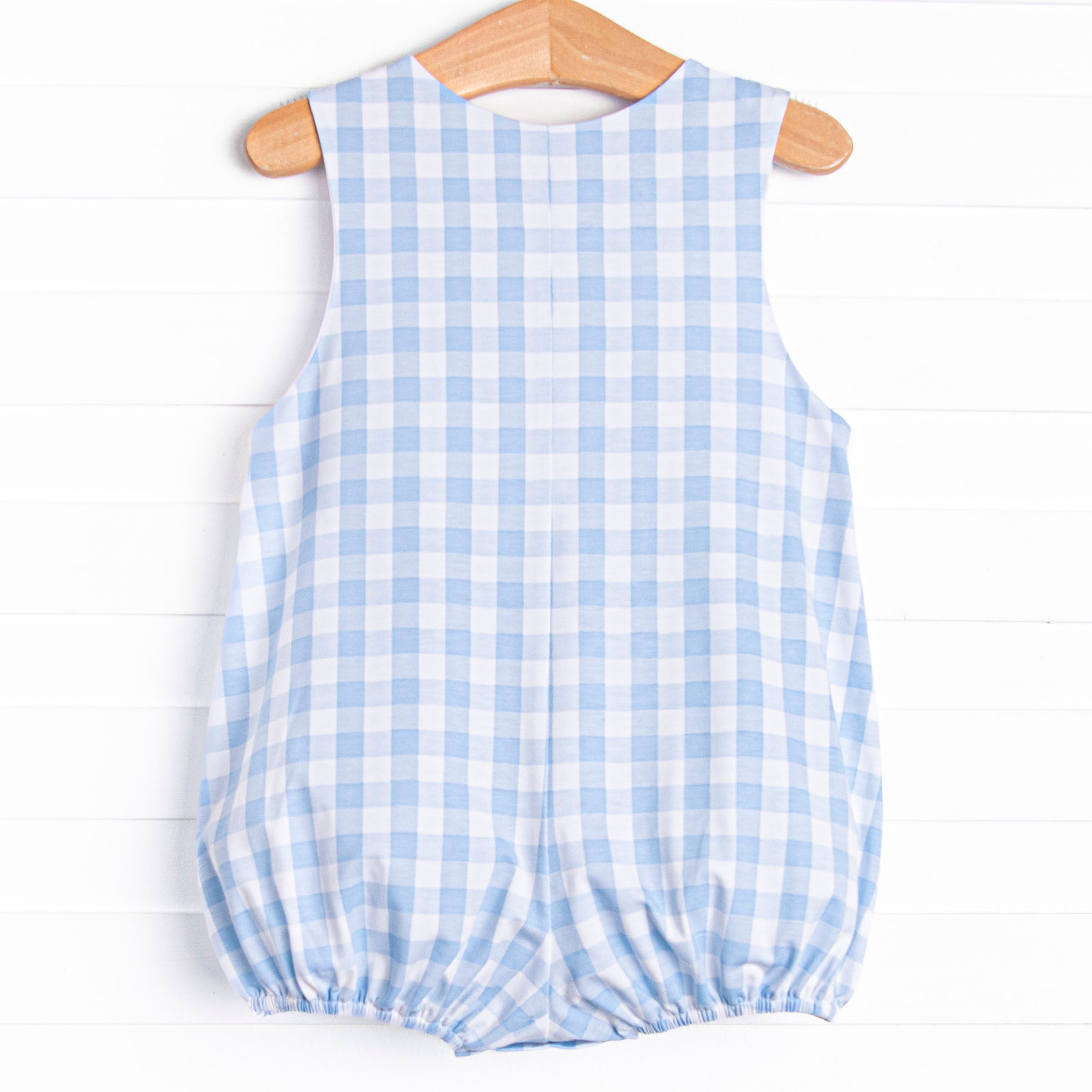 United We Stand Smocked Bubble, Blue