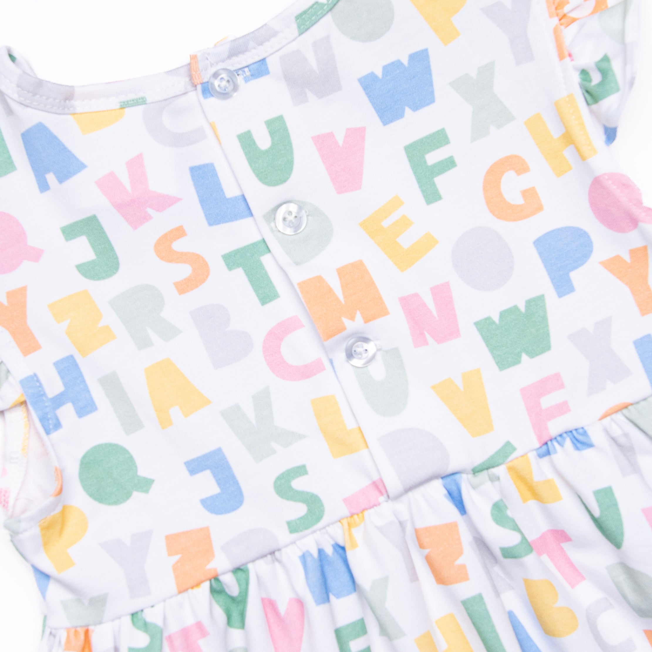 Alphabet Knit Dress, Blue