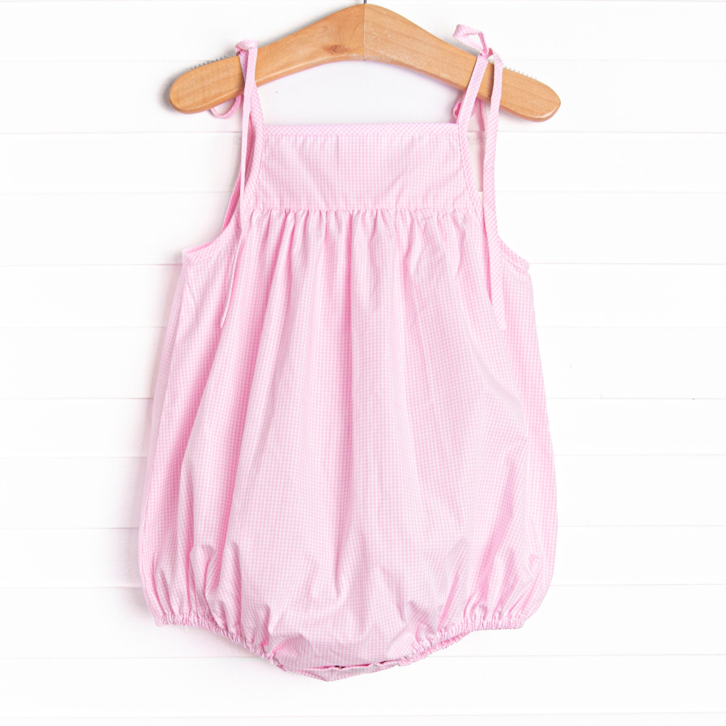 Once Upon a Dream Smocked Bubble, Pink