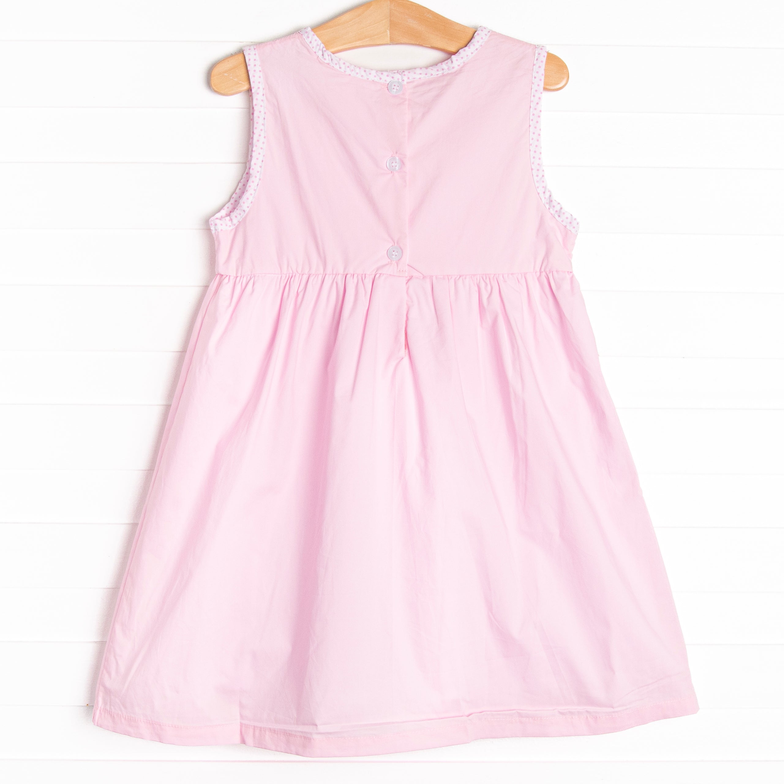 ABC Apple Applique Dress, Pink