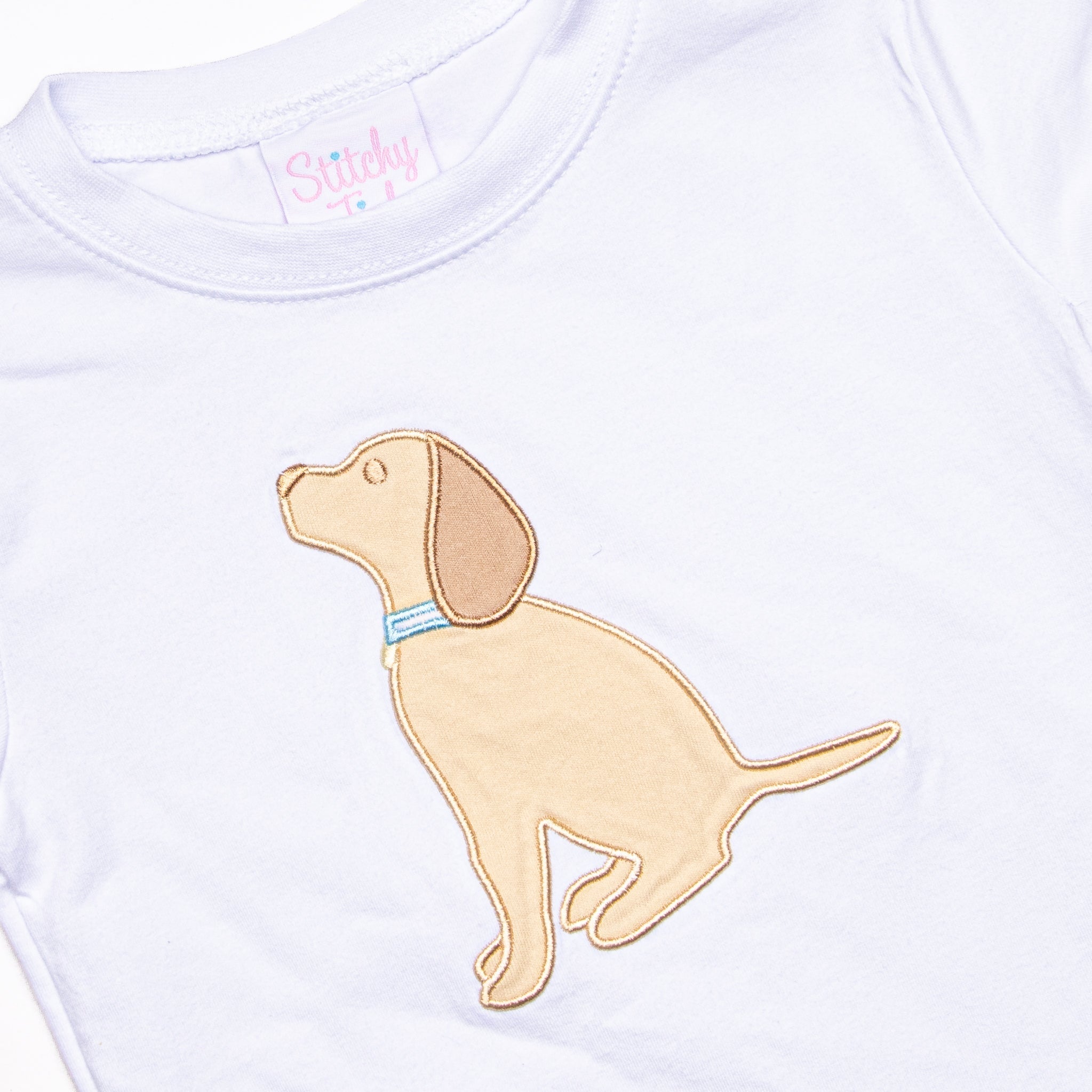 Best Bud Applique Top, White