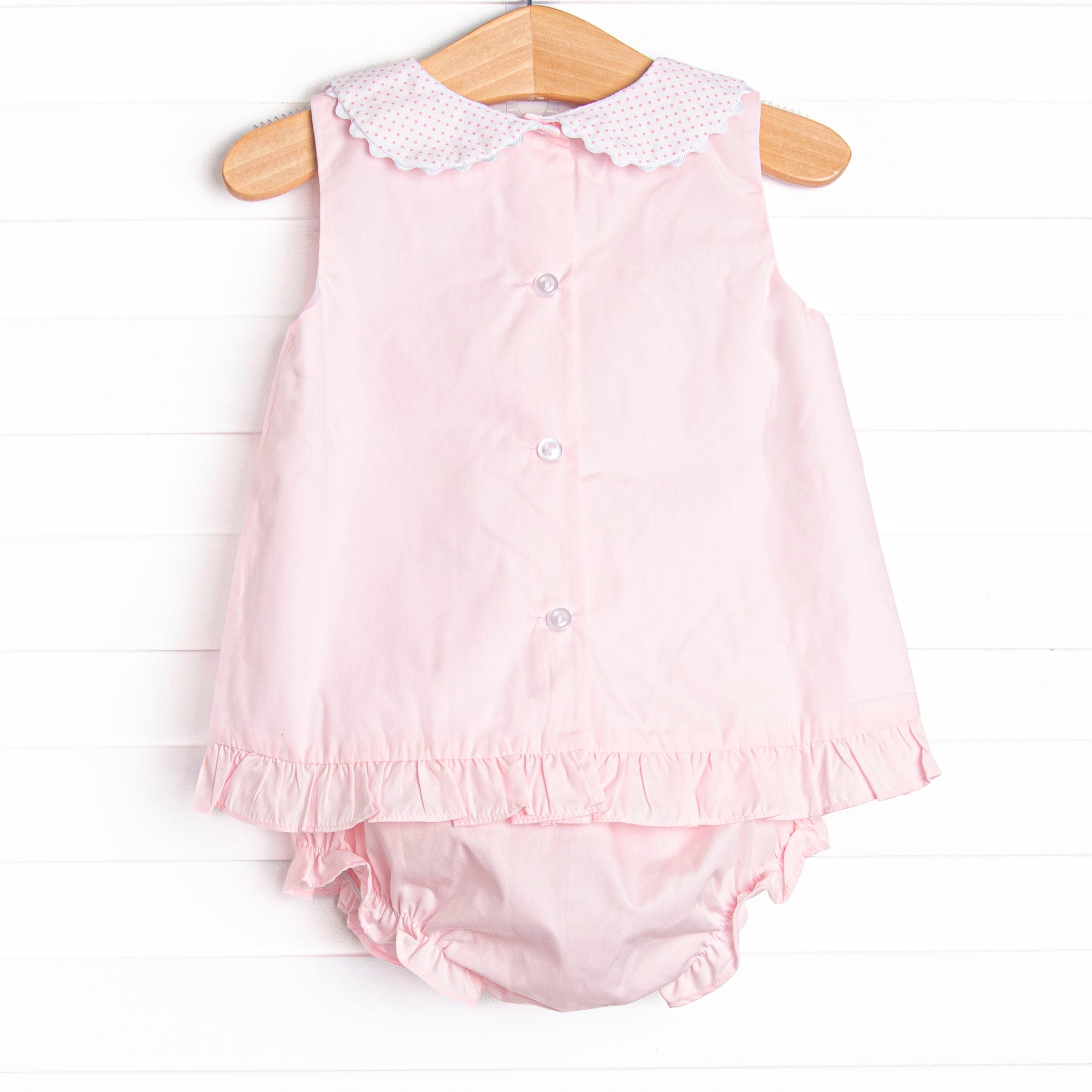 Sing with Me Applique Diaper Set, Pink