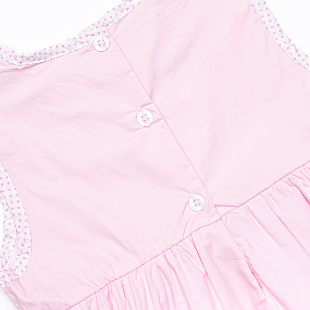ABC Apple Applique Dress, Pink