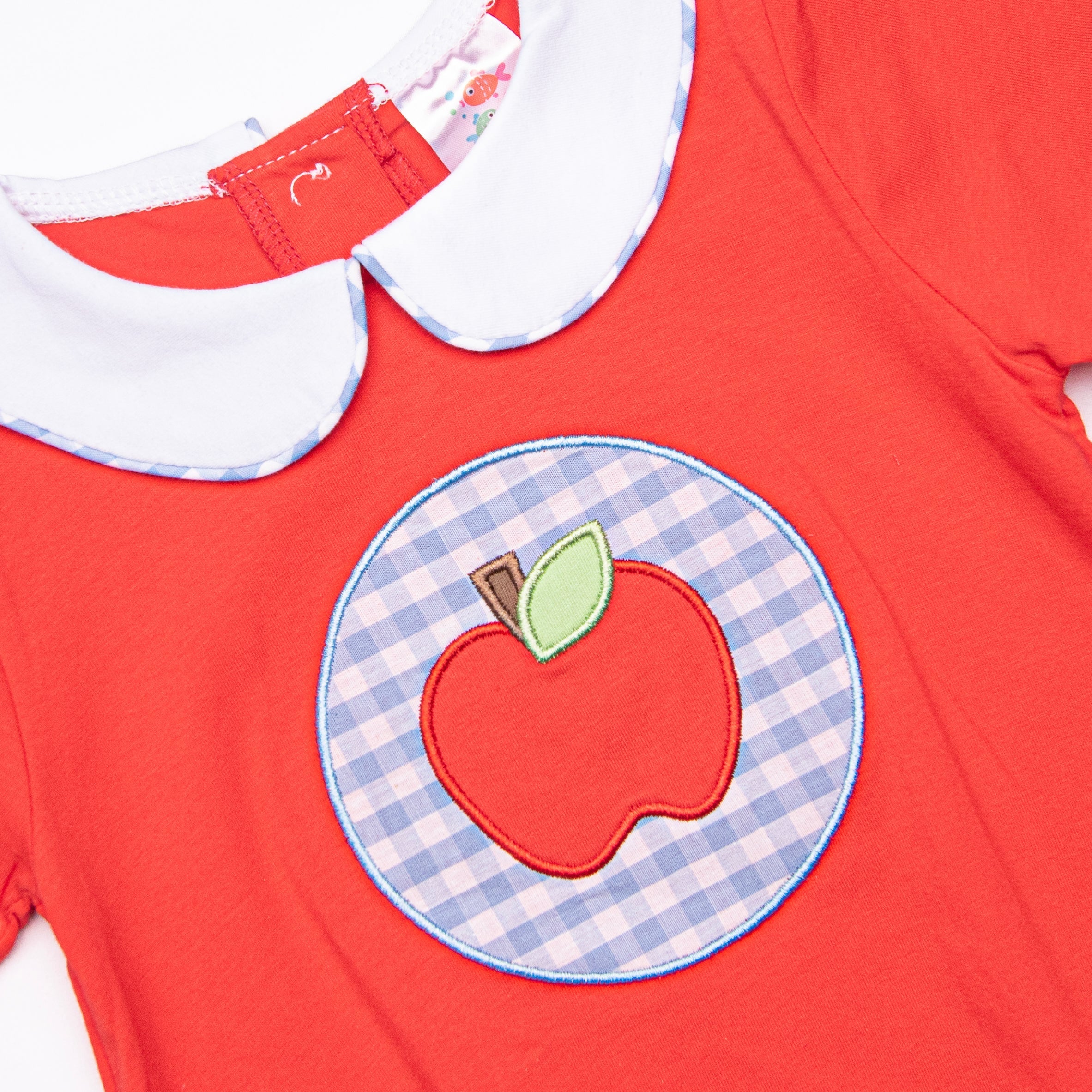 Apples to Apples Applique Bubble, Red