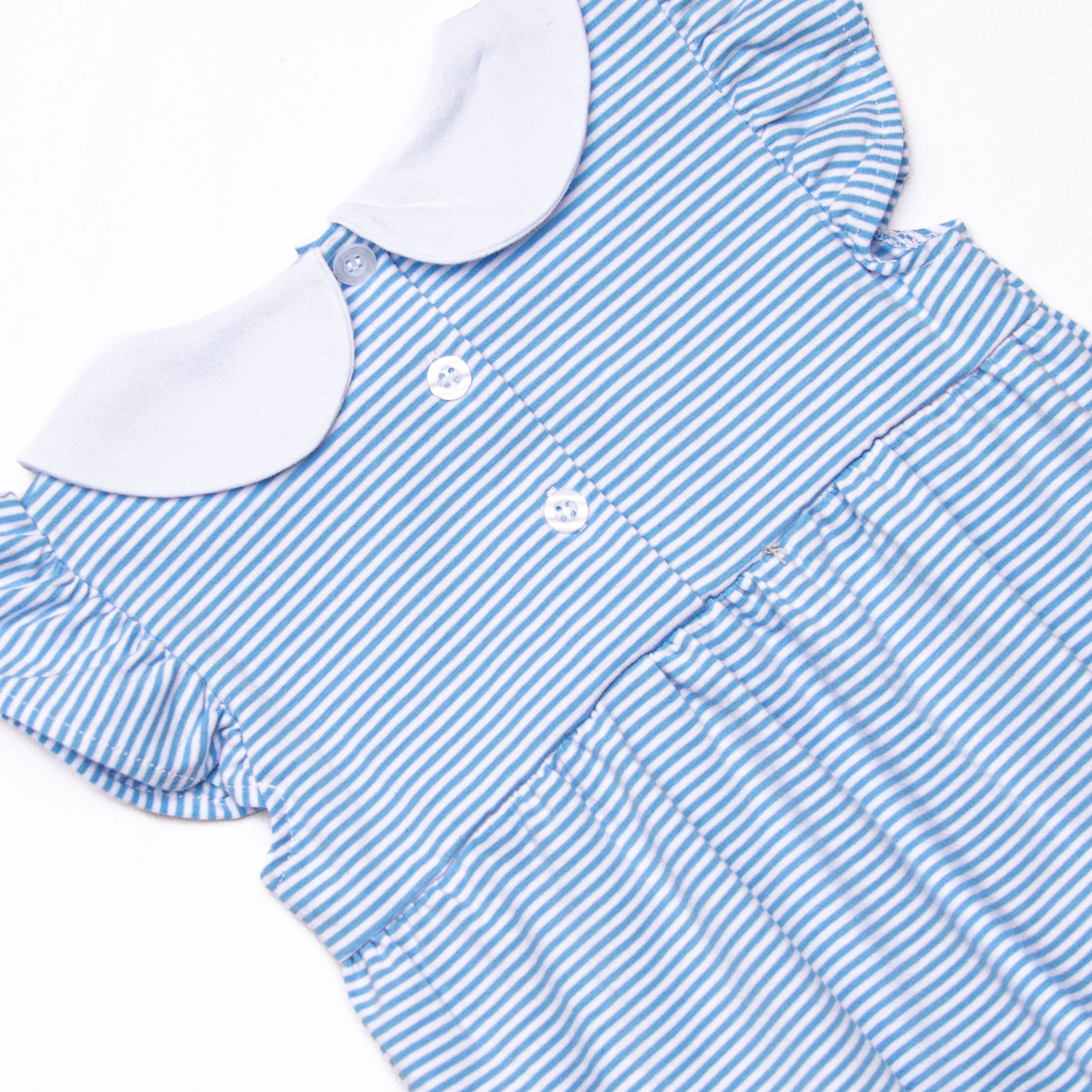 Pippa Dress, Medium Blue Stripe