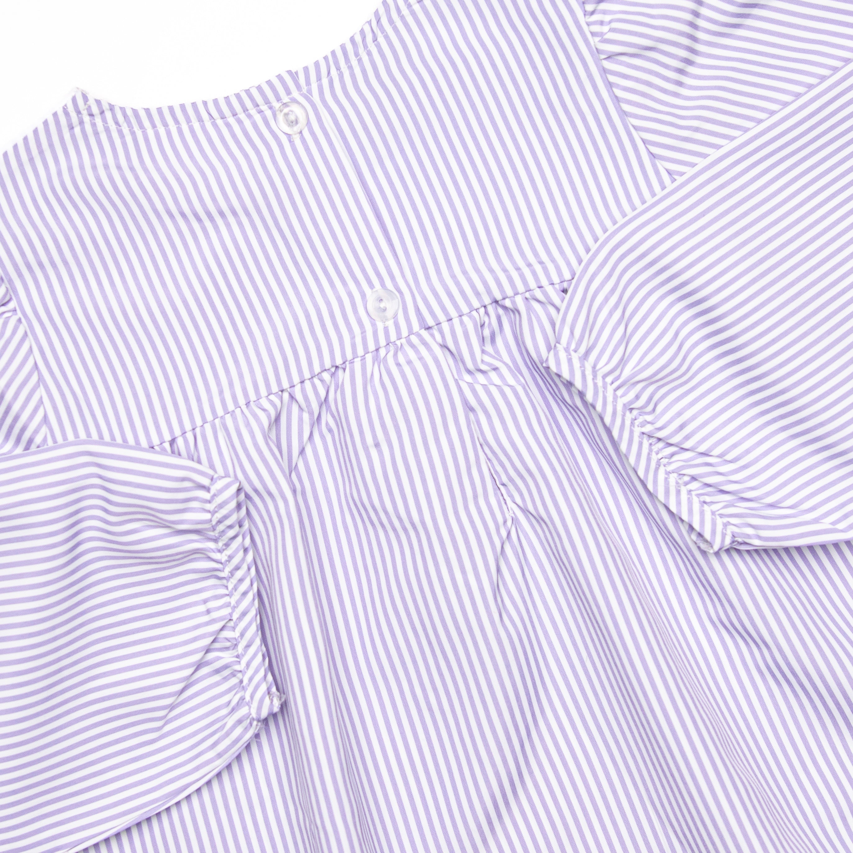 Southern Scallops Dress, Purple