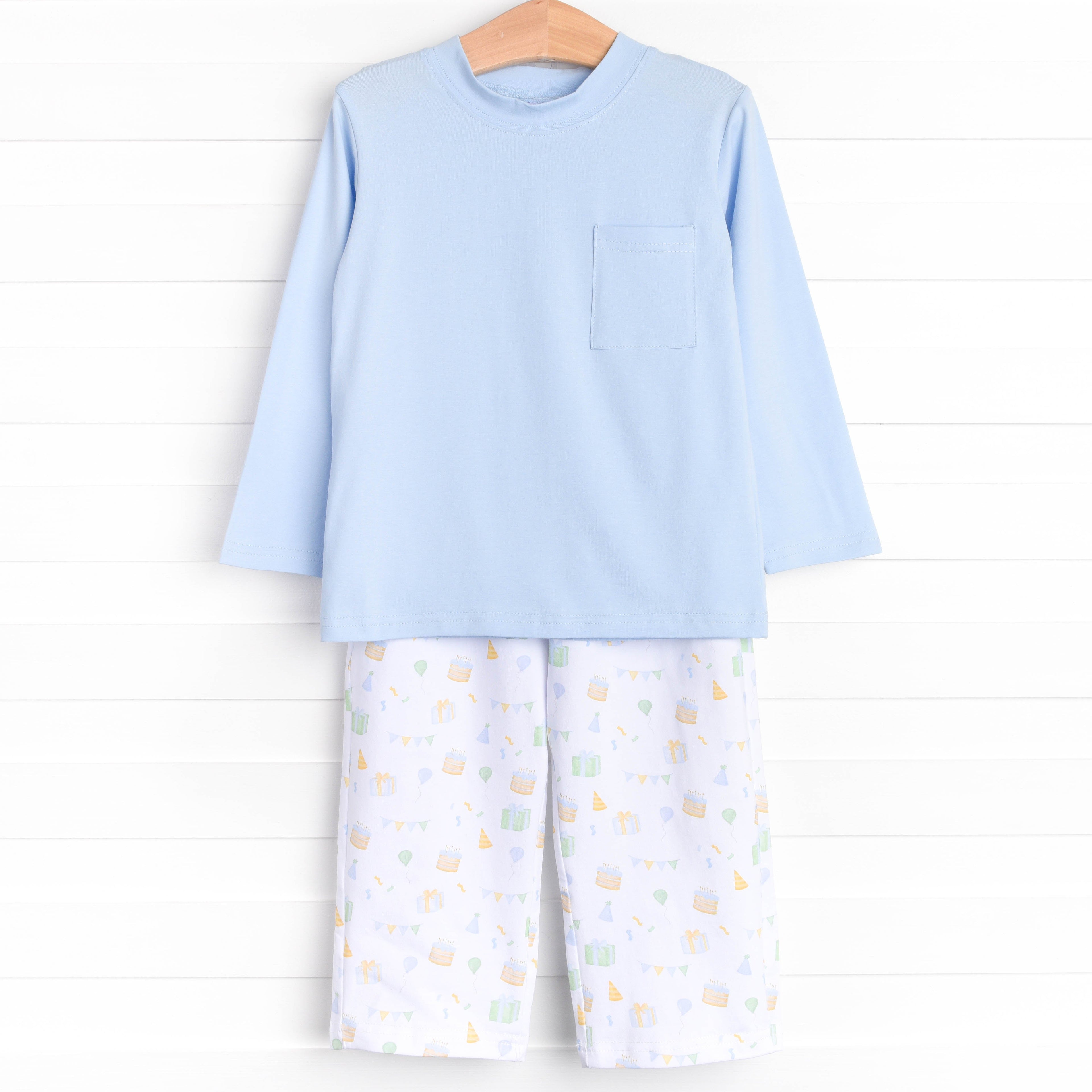 Birthday Bliss Pant Set, Blue