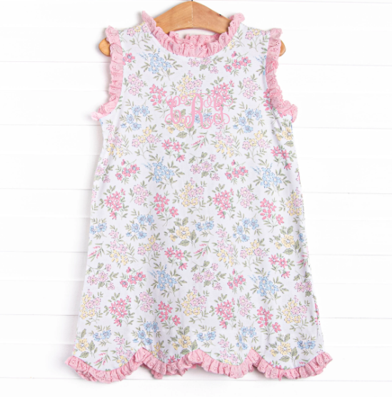 Lace and Lillies Dress, Pink